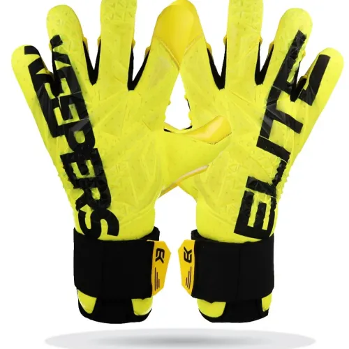 Guantes de Arquero Profesional EK Lightning color Negro en Calisport Perú