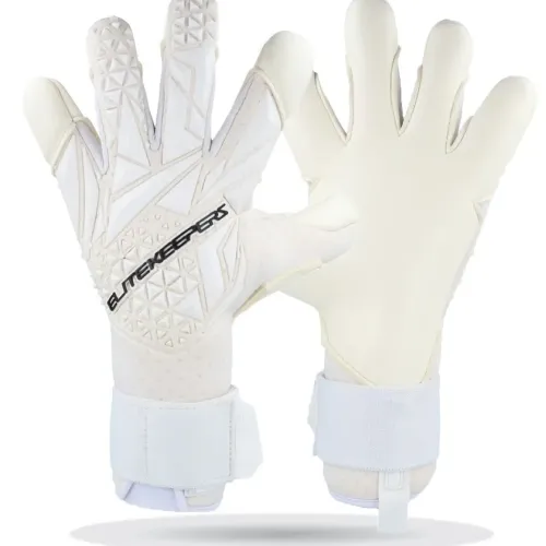 Guantes de Arquero Profesional EK Templario color Blanco en Calisport Perú