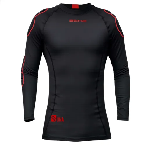 Polo Licra con Protección Suna color Negro en Calisport Perú